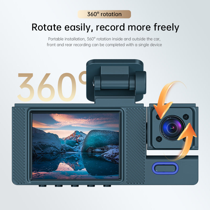 TikTok Viral 4K Ultra HD Dash Cam Smart Loop Recording 24 Hour Parking Monitoring Night Vision with Large F2 0 Aperture Phone App Connection 2160P Driving Safety