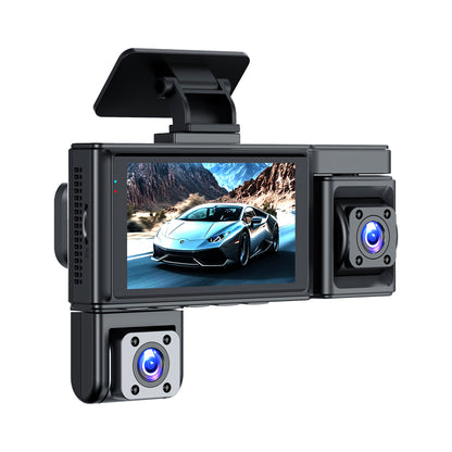 Dashboard Camera 1080P Full HD 4 Lenses with Starlight Night Vision and Direct Smartphone Connection, 0 Latency Streaming for 24-Hour Parking Surveillance and Automatic Loop Recording Video Security Storage