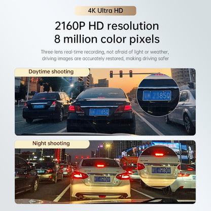 TikTok Viral 4K Ultra HD Dash Cam Smart Loop Recording 24 Hour Parking Monitoring Night Vision with Large F2 0 Aperture Phone App Connection 2160P Driving Safety